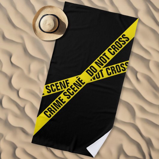 Serviette De Plage Lieu du crime