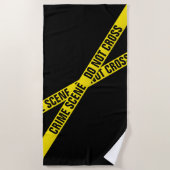 Serviette De Plage Lieu du crime (Devant)
