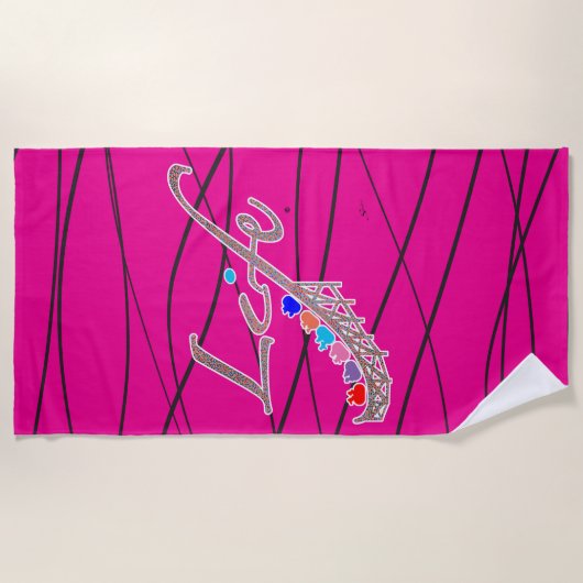Serviette De Plage Life is a Roller Coaster (Devant)