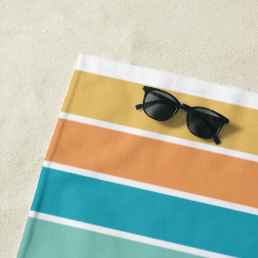 Serviette De Plage Life’s a Beach Make Some Waves Customizable (En situation)