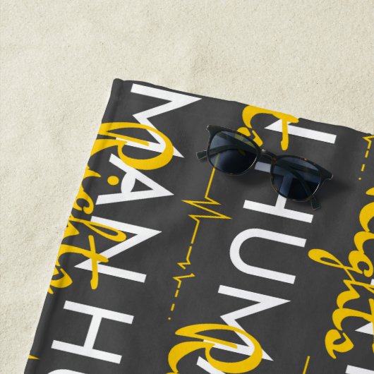 Serviette De Plage Lifeline to Human Rights (En situation)