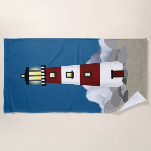 Serviette de plage Lighthouse (Devant)