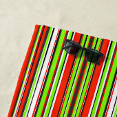 Serviette De Plage Lignes (En situation)