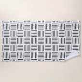 Serviette De Plage Lignes carrées (Devant)
