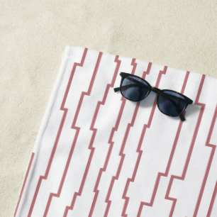 Serviette De Plage Lignes de circuit