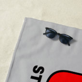 Serviette De Plage Ligue des ingénieurs structuraux (En situation)