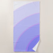 Serviette de plage Lilac Swirls (Devant)