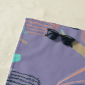 Serviette De Plage Lilas Banksia (En situation)