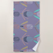 Serviette De Plage Lilas Banksia (Devant)