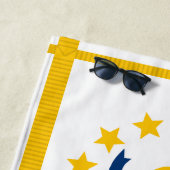 Serviette De Plage L'île Rhode (En situation)