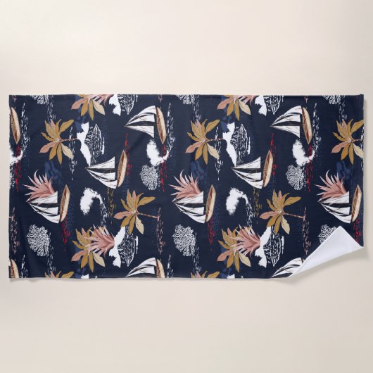 Serviette De Plage L'île tropicale (Devant)