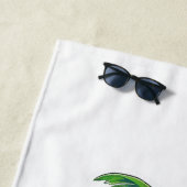 Serviette De Plage L'île tropicale des Cocotiers (En situation)