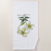 Serviette De Plage Lilies (Devant)