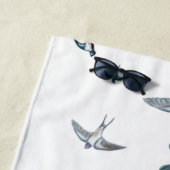 Serviette De Plage L'Illustration De L'Avalière Volante (En situation)