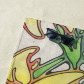 Serviette De Plage Lily pourpre (En situation)