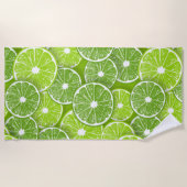 Serviette De Plage Lime pop (Devant)