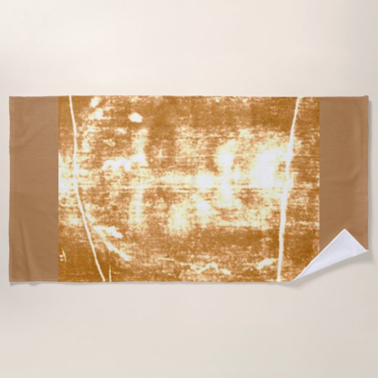 Serviette De Plage LINCEUL de TURIN (Devant)