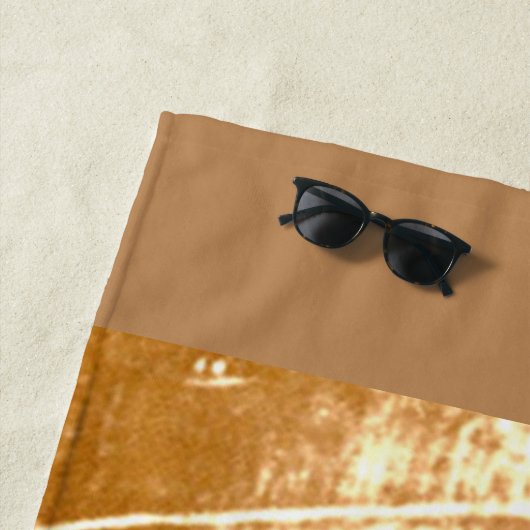 Serviette De Plage LINCEUL de TURIN (En situation)