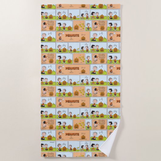 Serviette De Plage Linus & Lucy | Chanter Jack-O-Lantern (Devant)