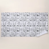 Serviette De Plage Linus raconte Lucy Elle est Crabby (Devant)