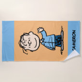 Serviette De Plage Linus Waving (Devant)