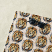 Serviette De Plage Lion (En situation)
