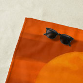 Serviette De Plage Lion au coucher du soleil (En situation)