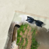 Serviette De Plage Lion au repos (En situation)