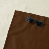 Serviette De Plage Lion Avec Couronne - Style Or 2 (En situation)