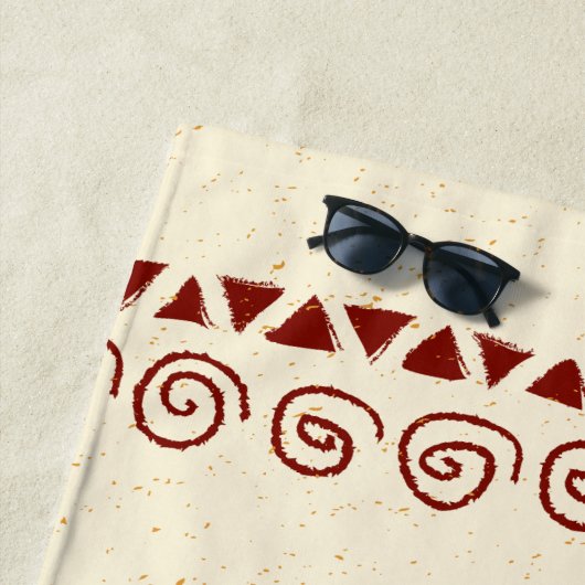 Serviette De Plage Lion de Hakuna Matata (En situation)