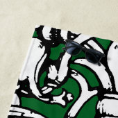 Serviette De Plage Lion de nouage du début du XXe siècle (En situation)