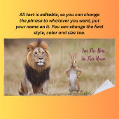 Serviette De Plage Lion et lapin