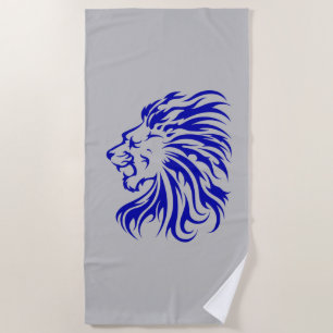 Serviette De Plage Lion le Roi de la jungle, cadeaux amoureux de lion
