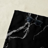 Serviette De Plage Lion royal d'argent (En situation)