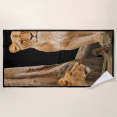 Serviette de plage Lioness (Devant)