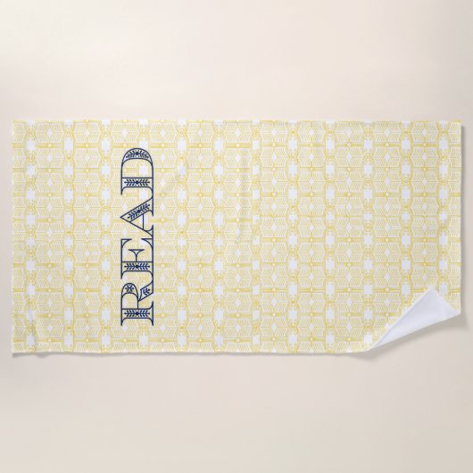 SERVIETTE DE PLAGE LIRE  (Devant)