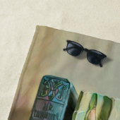 Serviette De Plage Lire le cadeau des amoureux (En situation)