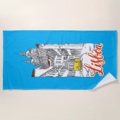 Serviette De Plage Lisboa (Devant)