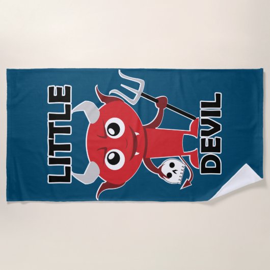 Serviette De Plage Little Devil - Beach Towel (Devant)
