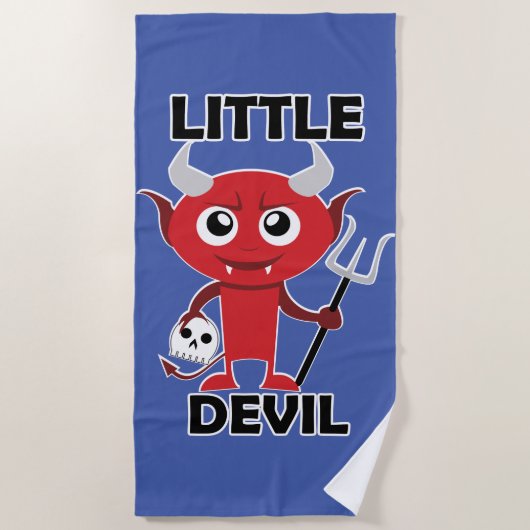 Serviette De Plage Little Devil - Beach Towel (Devant)