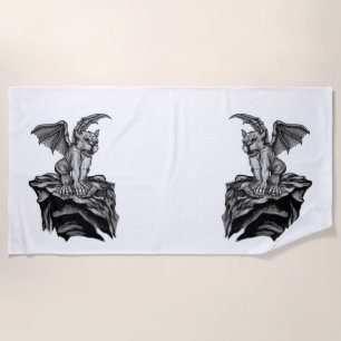Serviette De Plage Little Golem Gargoyle