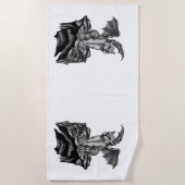 Serviette De Plage Little Golem Gargoyle (Devant)