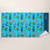 Serviette De Plage Little Kids Ocean Fish Motif (Devant)