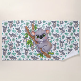 Serviette de plage Little Koala Bear