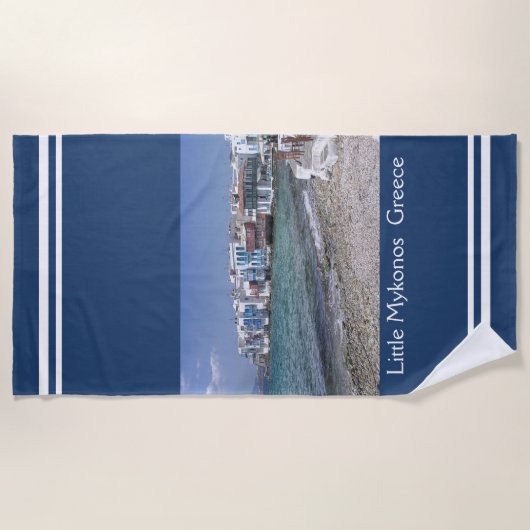 Serviette De Plage Little Venice, Grèce (Devant)