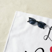 Serviette De Plage Live Laugh Love a Manchester Terrier Beach Towel (En situation)