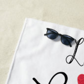 Serviette De Plage Live Laugh Love a Pharaoh Hound Beach Towel (En situation)