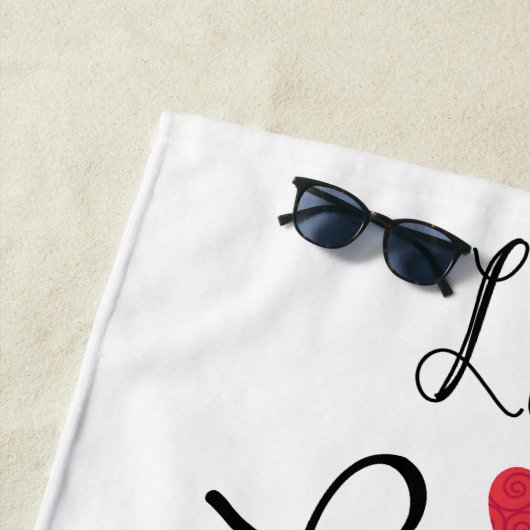 Serviette De Plage Live Laugh Love a Pharaoh Hound Beach Towel (En situation)