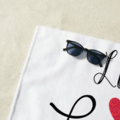 Serviette De Plage Live Laugh Love a Wheaten Beach Towel (En situation)