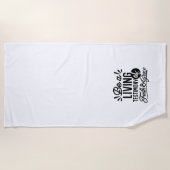 Serviette De Plage Living Testimony Bible Quote Christian Motivation (Devant)